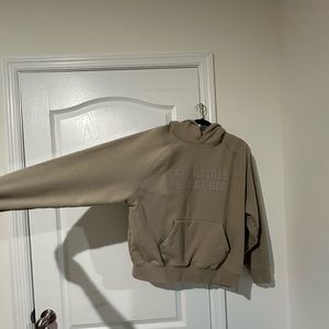 Essential Fear of God hoodie color smoke